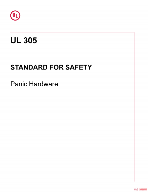 UL 305 PDF